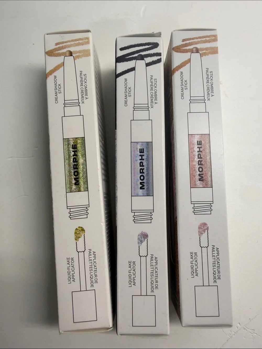 Morphe Mixed Signals Dual-Ended Cream & Liquid Shadow Stick Set of 3